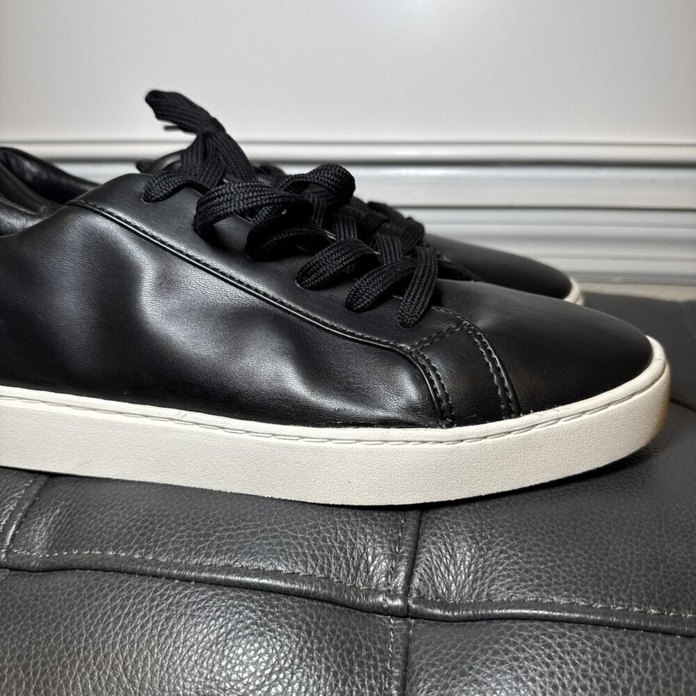 Thousand Fell Men’s 11.5 Low Top Lace Up Sneakers Black/White - Picture 3 of 9